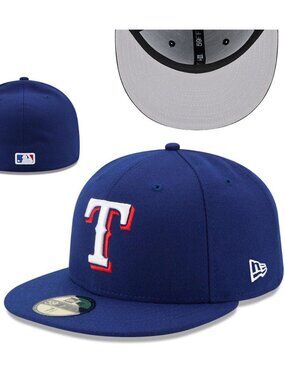 New Era Texas Rangers Royal/White/Red Fitted Cap